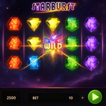 BoomerangBet - Starburst Slot Game by NetEnt